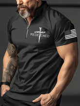 Men's Redeemed Cross Print  Shirt